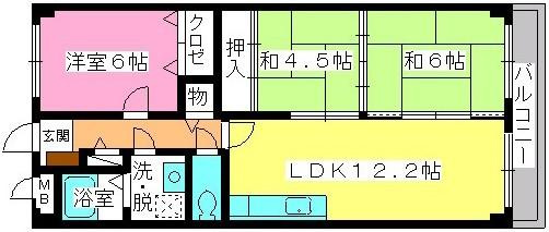 【間取り】 | グレースマンション大野城