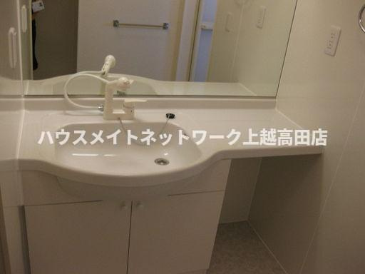 メゾン　リモーネの洗面所|洗髪洗面化粧台（参考101号室反転室内写真）