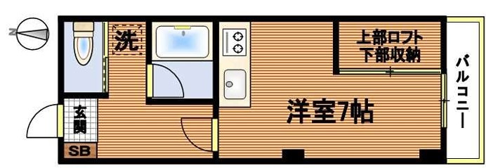 シャトー桐の間取り