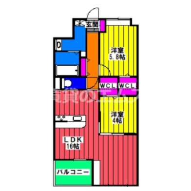 【間取り】 | パストラーレ博多 | パストラーレ博多の間取り