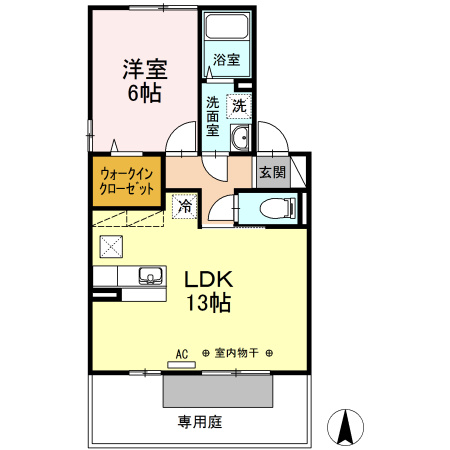 トータスモア参番館の間取り|使い勝手の良い間取りです♪