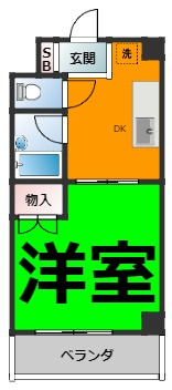 メゾン名城の間取り