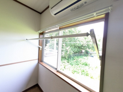 室内物干しも完備！