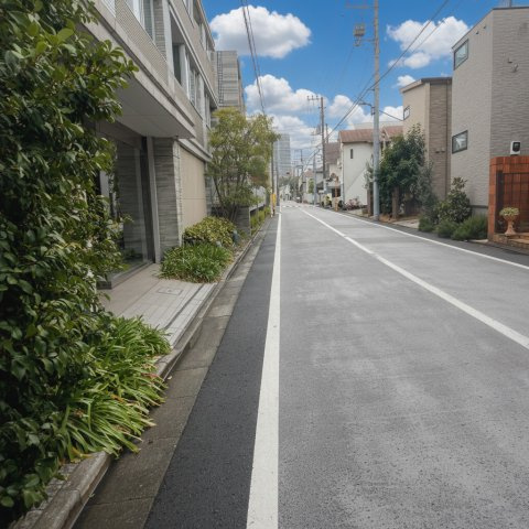 パークホームズ下目黒のその他|前面道路