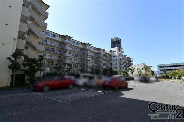 駅前ネオハイツ大和高田Ｂ棟の駐車場|■現地撮影写真■こちらは現地駐車場です！