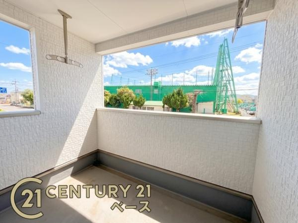 クレイドルガーデン今国府町 ４号棟 ／新築一戸建の内観：施工例|■≪同仕様写真≫■日当たりのよいバルコニー！洗濯物もよく乾きます！■
