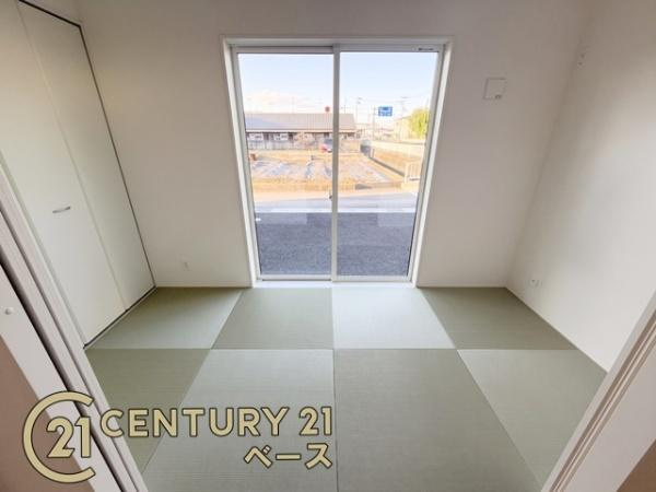クレイドルガーデン今国府町 ４号棟 ／新築一戸建の内観：施工例|■ほっこり落ち着ける和室！客間としてもご利用いただけます！■