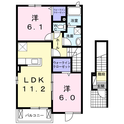 パラッツオＦＵＲＵＴＡ　Ⅱの間取り