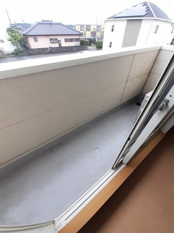 ソレイユⅢのバルコニー