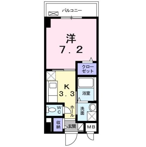 リバーコート浅香の間取り