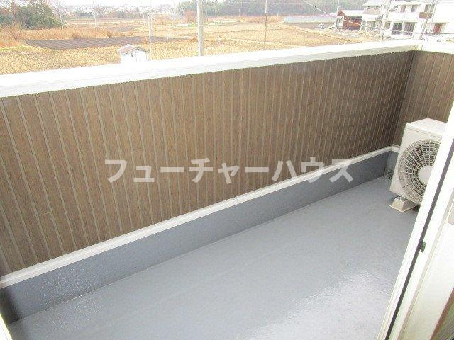 プレーヌ　Ａのバルコニー