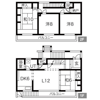 【間取り】 | 北37条東27丁目貸家