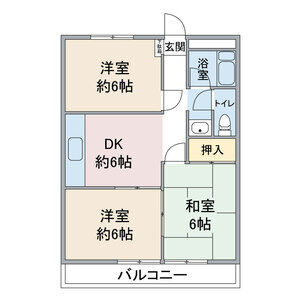 【間取り】 | 藤ハイツ