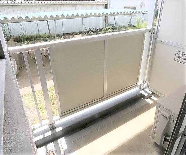 ビレッジハウス江戸川台4号棟のバルコニー|ビレッジハウスの同一物件・同一タイプの間取りの写真です