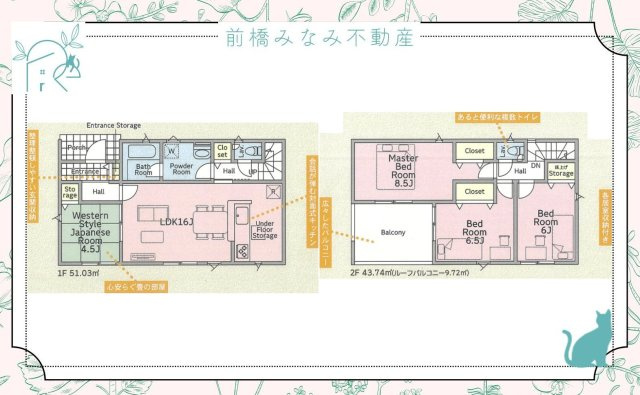 【新築】高崎市吉井町本郷第2　限定１棟　クレイドルガーデン　新築建売の間取り