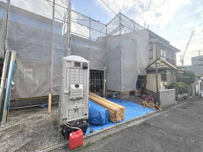 【前面道路含む現地写真】 | 七条御所ノ内西町　新築戸建　A号地 | 東海道本線西大路駅徒歩約10分♪