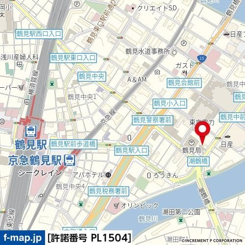 ライオンズプラザ鶴見中央の地図