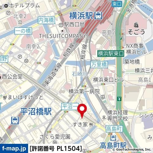横浜平沼ダイカンプラザ三号館の地図
