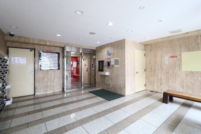 横浜平沼ダイカンプラザ三号館のエントランス|落ち着いたエントランスです