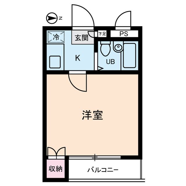 シャインハイム草加新田Ⅰの間取り