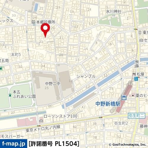 セレーネNA－１の地図