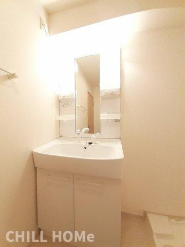 オアシス　Ｂの洗面所|当社、チルホームのHPもご覧ください(^^)/物件情報多数♪