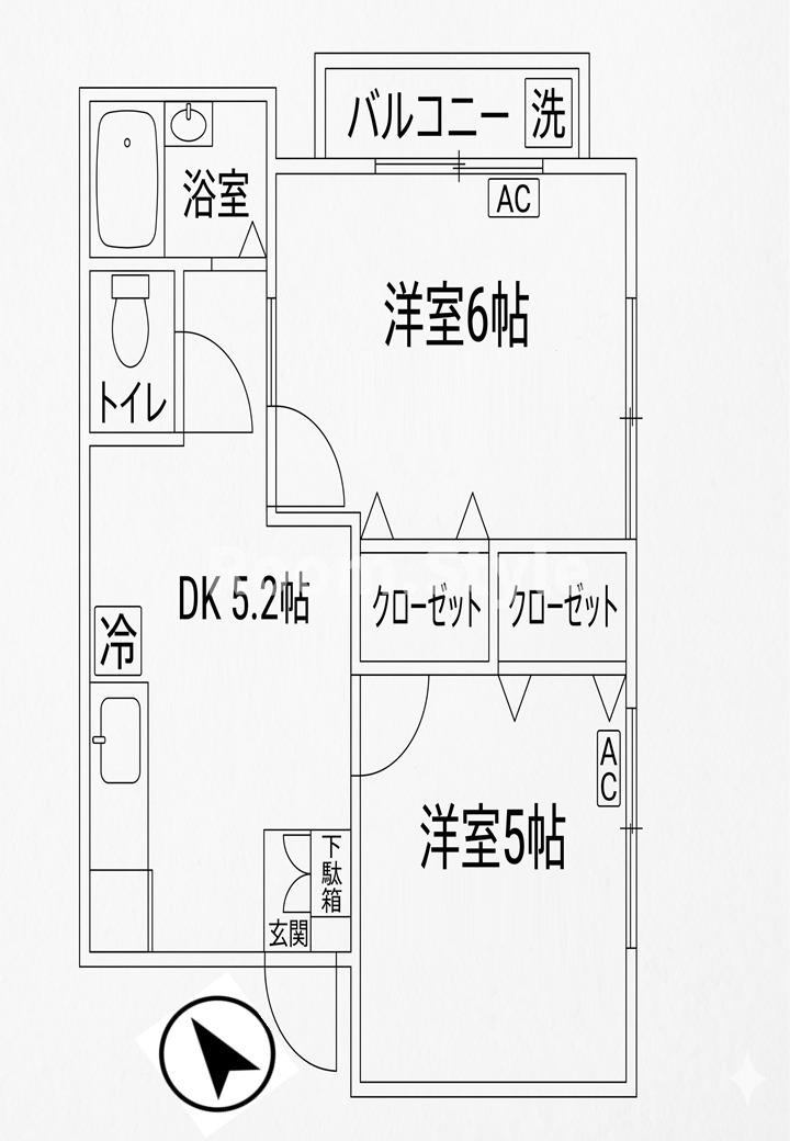 ハイツ大山の間取り|空室のためご都合に合わせてご内覧できます
お問合せはお電話でもお受付しております。
03-6450-5211