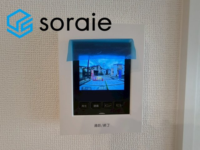 所沢市中新井22期　全2棟　新築戸建　ハートフルタウンの防犯設備|令和8年6月9日撮影。