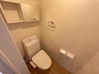 仮）江南市前飛保町　新築アパートのトイレ|シャワー付トイレ（イメージ）