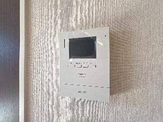 仮）江南市前飛保町　新築アパートのセキュリティ|カメラ付インターホン（イメージ）