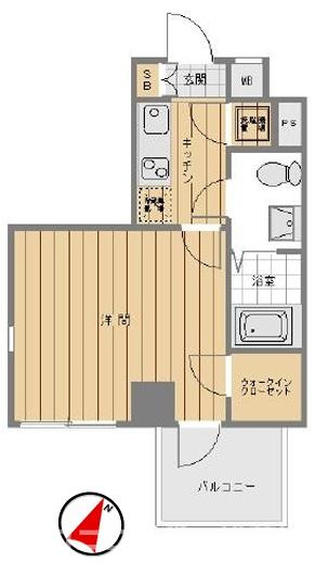 AXAS日本橋浜町の間取り