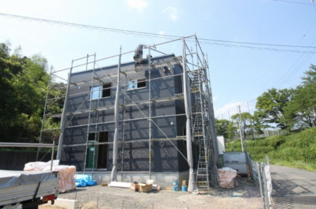 香美市土佐山田町植　新築戸建　⑭の外観|土地面積　164.39㎡（約49.72坪）　建物面積　104.88㎡（約31.72坪）