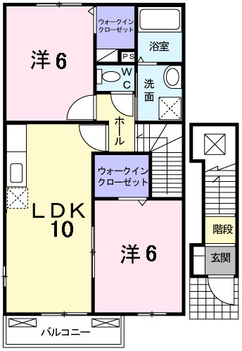 ボニートＫ　Ⅲの間取り