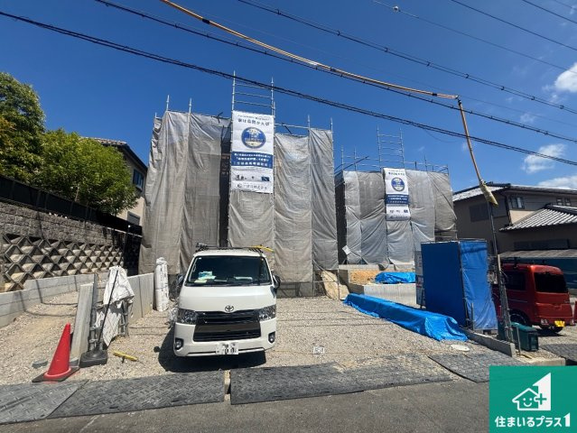 堺市南区若松台　新築一戸建ての外観|現在建築中！落ち着いた街並みで新生活を始めることが出来そう！周辺の物件も併せてご紹介させて頂きます！