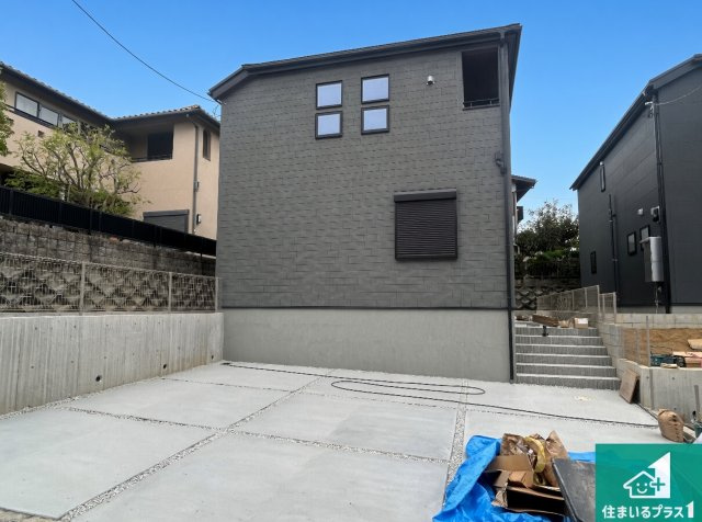 堺市南区若松台　新築一戸建ての外観|現在の進捗状況です！順調に作業進行中、完成が待ち遠しいです！詳細の間取り等、お気軽にお問い合わせください！