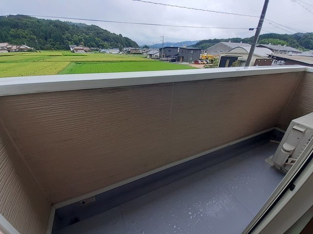 桜　Ａ・Ｈ　千代田　Ａのバルコニー|落ち着いた時間を過ごせるバルコニーです