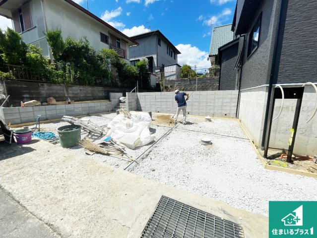 南河内郡千早赤阪村小吹　第1期　新築一戸建ての外観|現在の進捗状況です！順調に作業進行中、完成が待ち遠しいです！詳細の間取り等、お気軽にお問い合わせください！