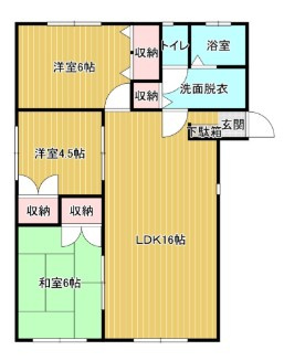 翠花苑　Aの間取り