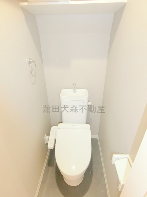ソレイユ多摩川のトイレ|温水洗浄便座付きトイレ
