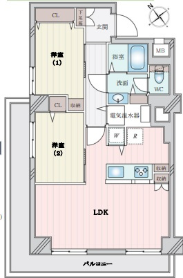 【間取り】 | ライオンズマンション池田山