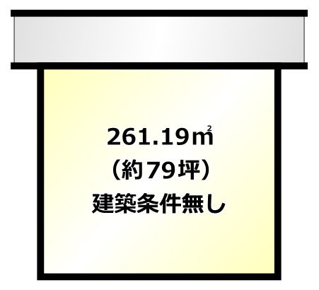 小郡市上岩田　売り土地の土地図