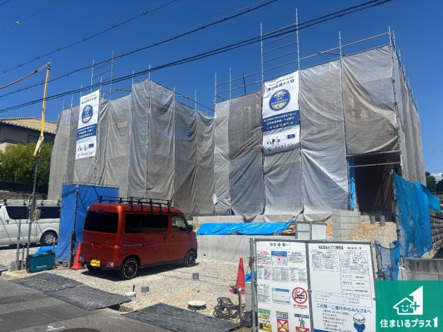堺市南区若松台　新築一戸建ての外観|現在建築中！落ち着いた街並みで新生活を始めることが出来そう！周辺の物件も併せてご紹介させて頂きます！