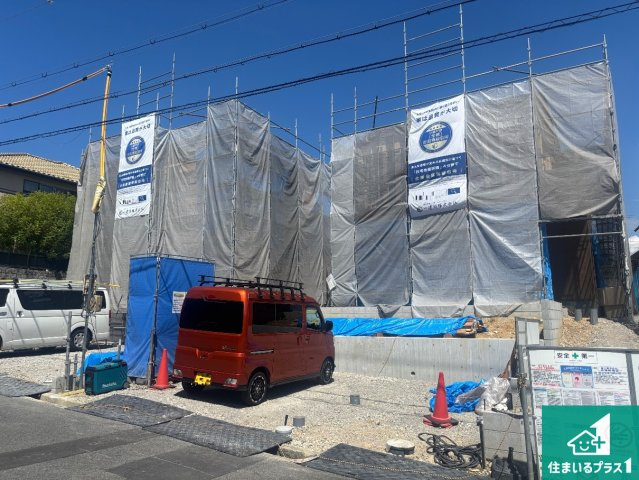 堺市南区若松台　新築一戸建ての外観|現在建築中！落ち着いた街並みで新生活を始めることが出来そう！周辺の物件も併せてご紹介させて頂きます！