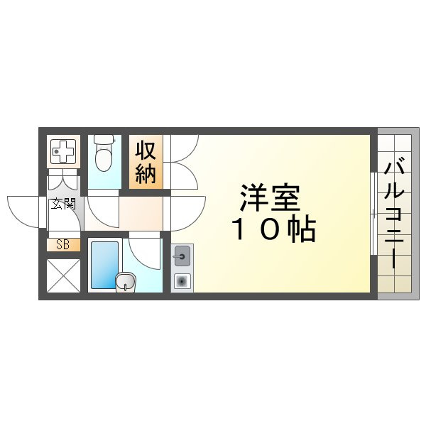 ファミール西舞子の間取り