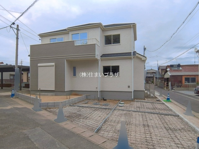 仲介手数料無料）一宮市萩原町戸苅７番A号棟の前面道路含む現地写真|前面道路含む現地写真です