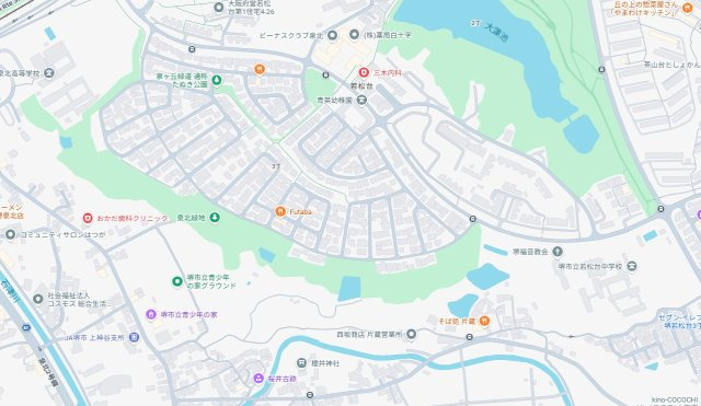 堺市南区若松台　第2期　新築一戸建ての地図