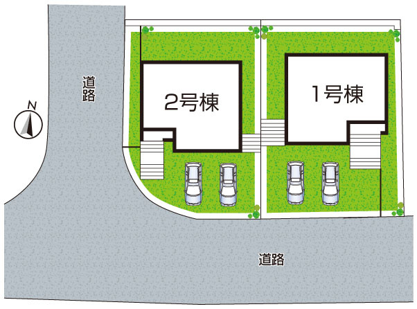 堺市南区若松台　第2期　新築一戸建ての区画図|全2区画