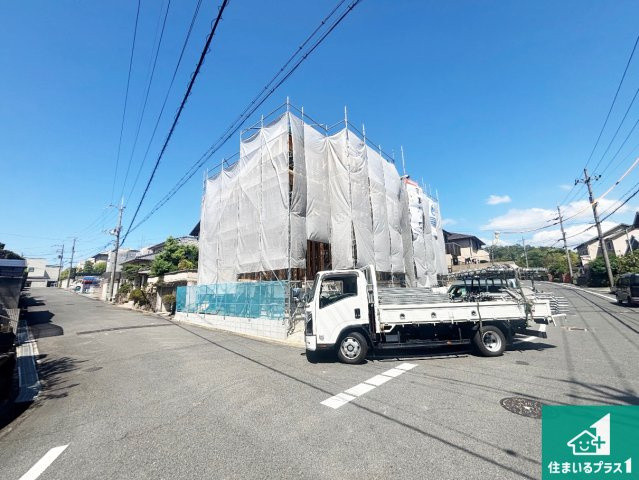 堺市南区若松台　第2期　新築一戸建ての前面道路含む現地写真|現在建築中！落ち着いた街並みで新生活を始めることが出来そう！周辺の物件も併せてご紹介させて頂きます！