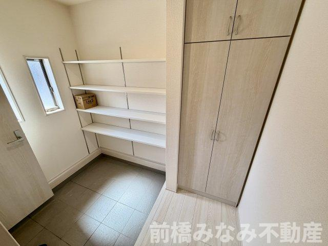 【新築】前橋市富士見町原之郷第９　限定１棟　リーブルガーデン　新築建売の収納|収納があります