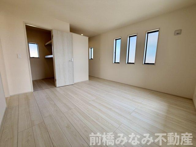 【新築】前橋市富士見町原之郷第９　限定１棟　リーブルガーデン　新築建売の洋室|ゆったりした洋室です